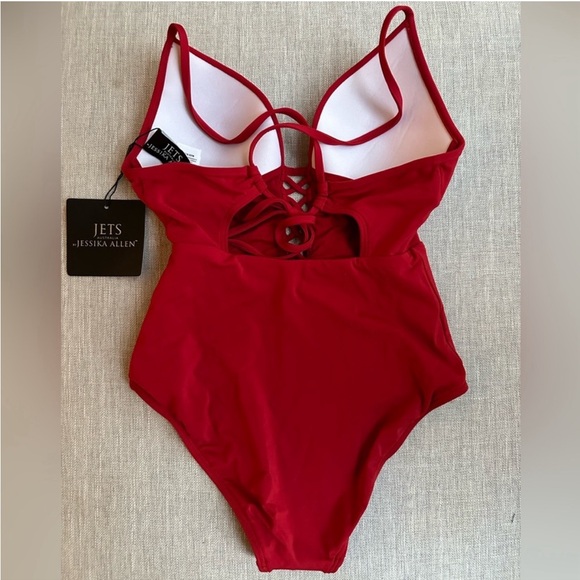Jets Australia Jetset Cross Plunge One Piece (size 8) NWT - Picture 6 of 6